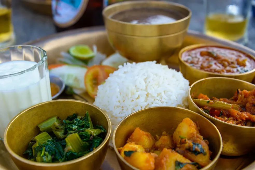 Chicken Chettinad — South Indian curry at Indian Authentic Cuisine, Canmore, AB
