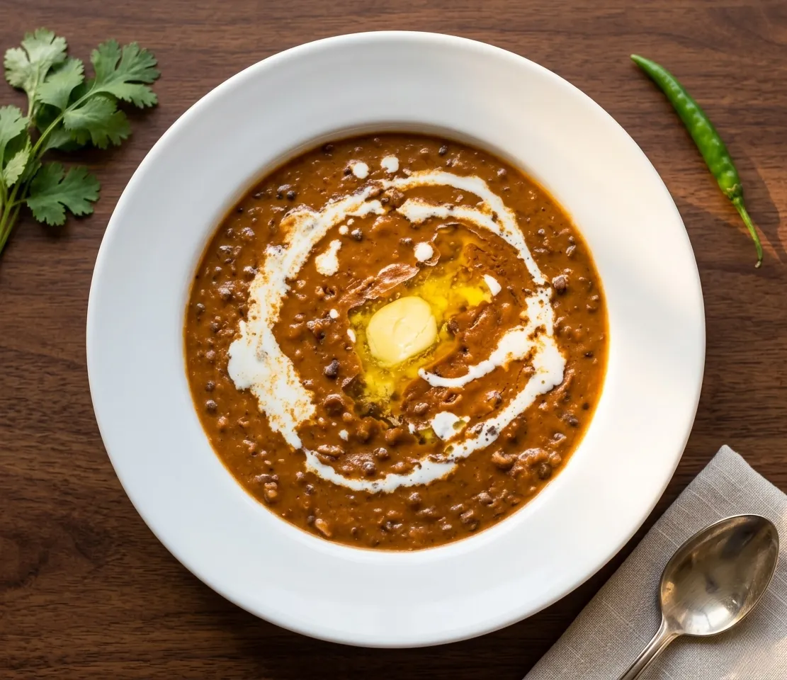 Dal Makhani — slow-cooked black lentil curry in Canmore, AB