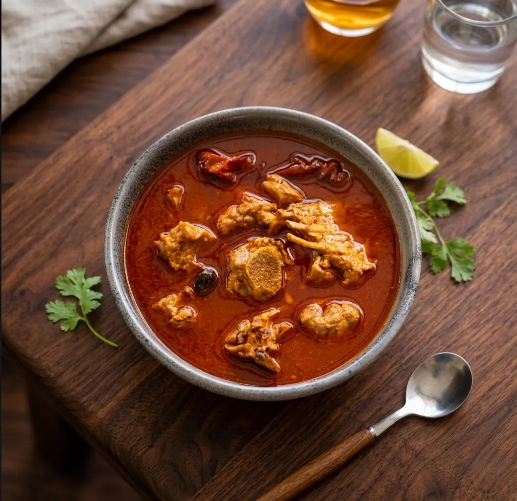 Lamb Roganjosh — slow-cooked Kashmiri lamb curry in Canmore, AB