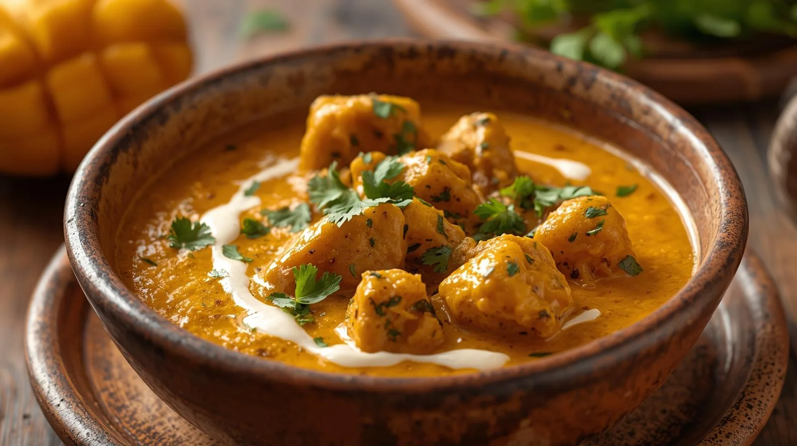 Mango Chicken at Indian Authentic Cuisine in Canmore, AB