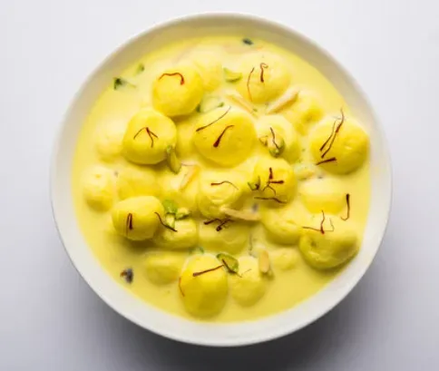 Rasmalai at Indian Authentic Cuisine in Canmore, AB